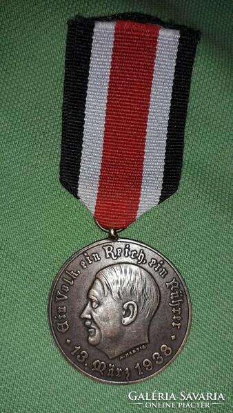 III. Reich German Nazi Medal 1938.April 10. Loyalty for loyalty - anschluss according to the pictures