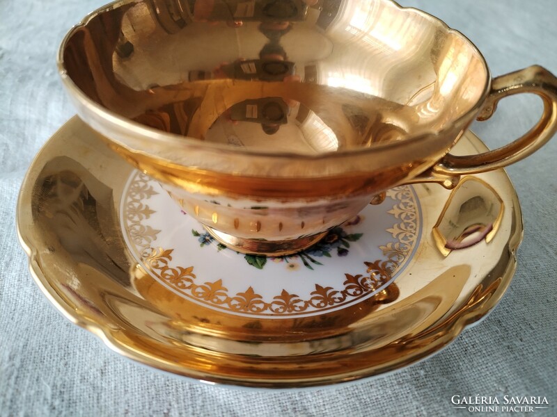Porcelain coffee set / one personal - Art Nouveau style