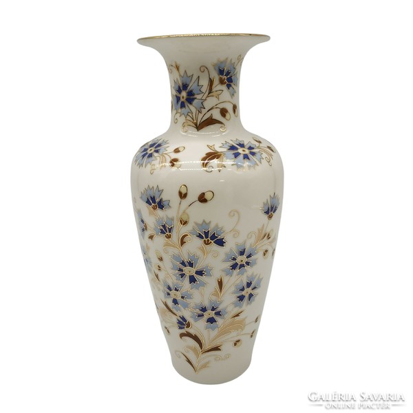 Zsolnay cornflower vase m00903