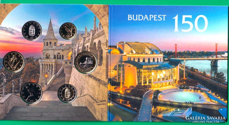 2023 - Budapest is 150 years old - decorative traffic line, bu