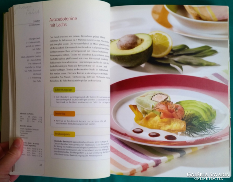 Die gesunde Küche -  300 wohlschmeckende Rezepte von J. Pabst und G.Jeitler  - német nyelvű könyv