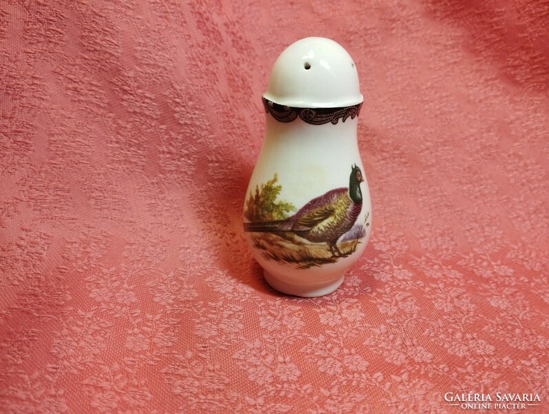 Royal Worcester, Palissy, gyönyörű angol porcelán sószóró, vadmadaras