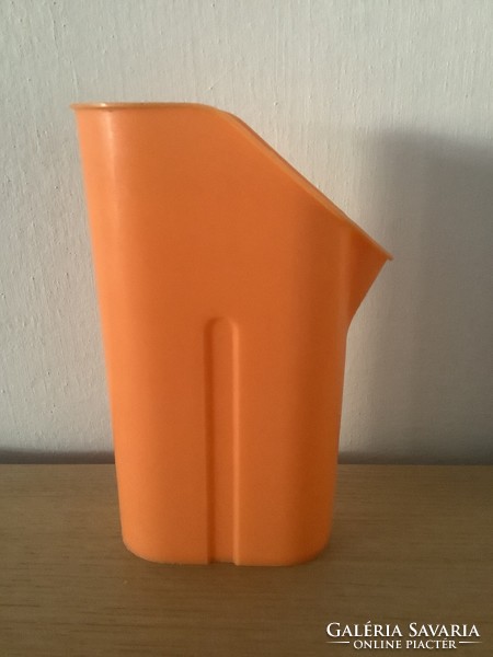 Retro orange milk container