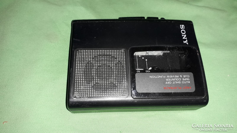 Old sony cassette-corder tcm s65 dictaphone with built-in speaker + gift agfa kazi according to the pictures