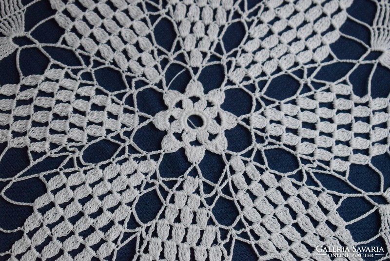 Crochet lace tablecloth 35 cm
