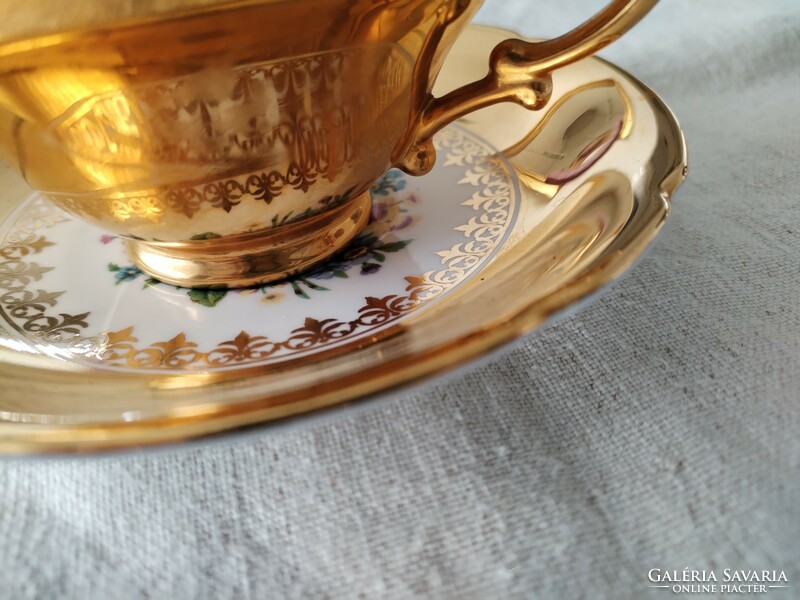 Porcelain coffee set / one personal - Art Nouveau style