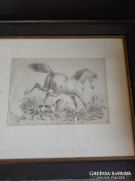Pencil drawing from 1860