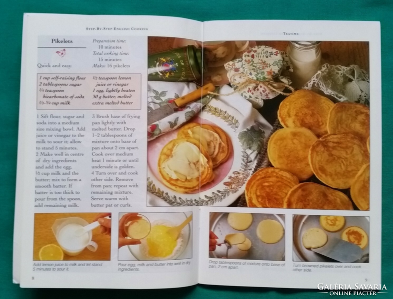 Step-by-step English Cooking (International Mini Cookbook Series) - idegen nyelvű, angoll