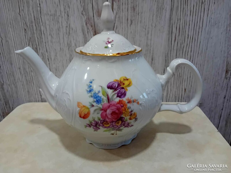 A fabulous bernadotte Czechoslovakian porcelain teapot