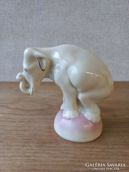 Antique Hungarian drasche porcelain. Elephant