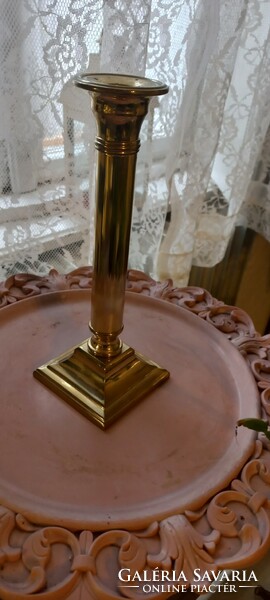 Copper candle holder 20 cm high