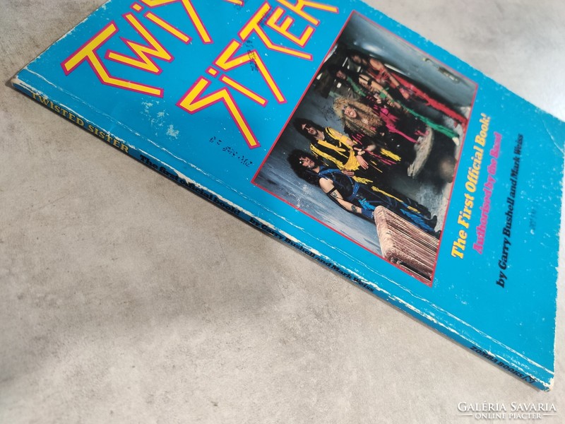 Twisted Sister 1985 vintage könyv