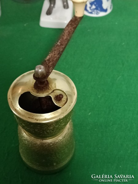 Retro coffee grinder.