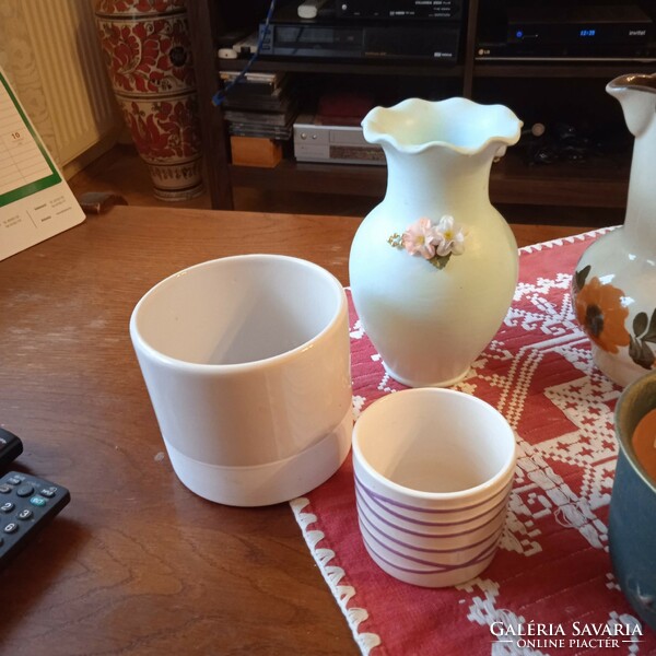 Vases, bowls 8 pieces