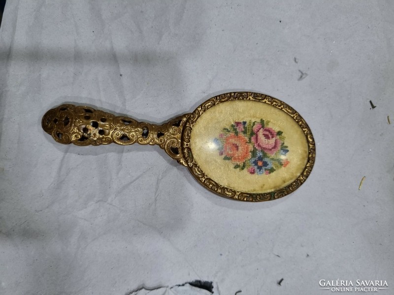 Old small hand mirror