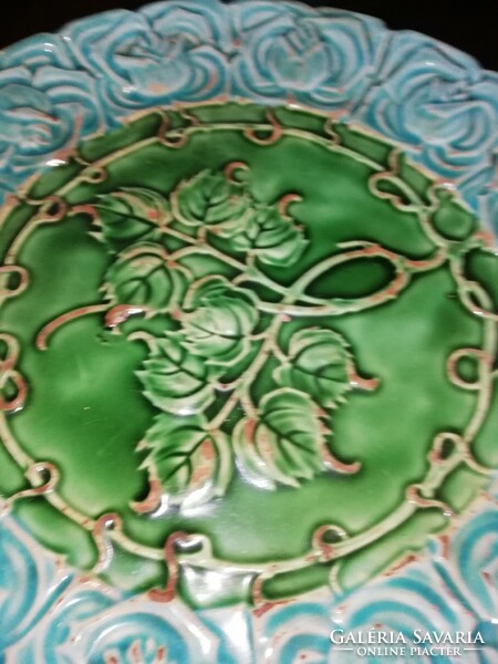 Folk ceramic wall plate 69