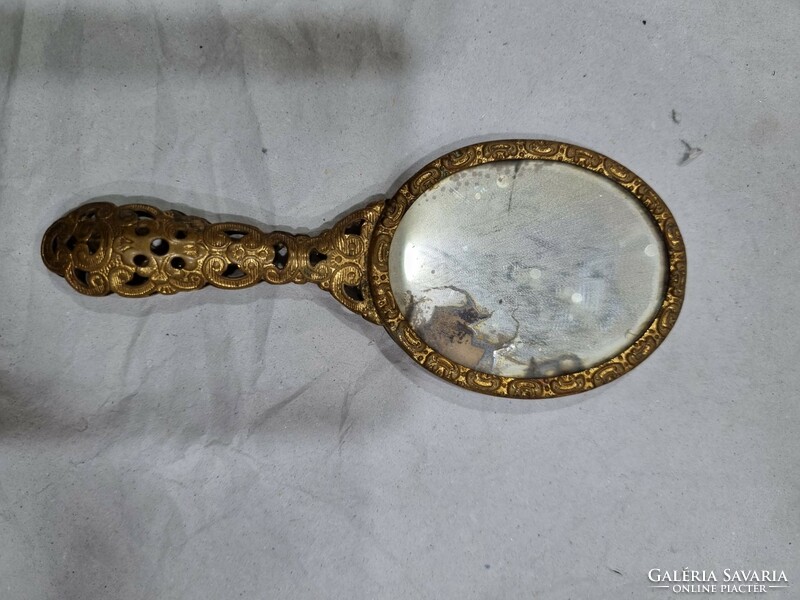 Old small hand mirror