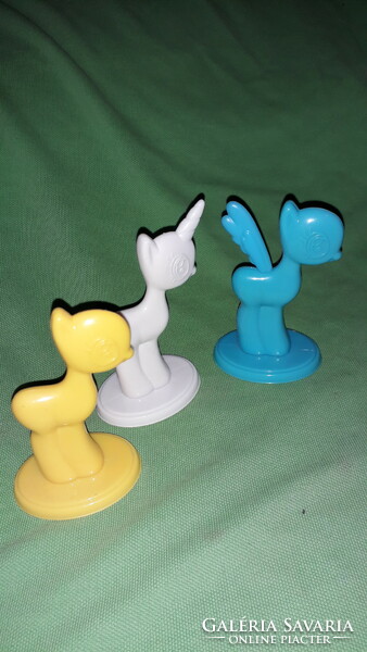 Retro plastic my little pony toy figures 3 pcs in one 10 cm / pcs according to the pictures