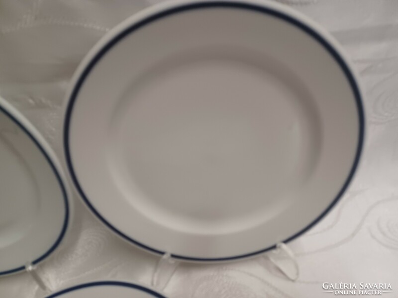 Alföldi kék csíkos kis tányér