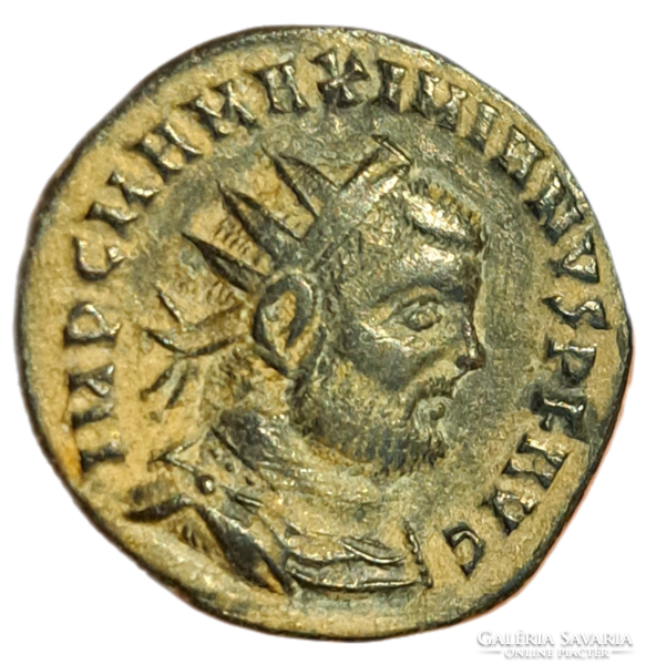 Maximianus Herculius 295-299 Antoninianus radiatus, Jupiter, Római Birodalom