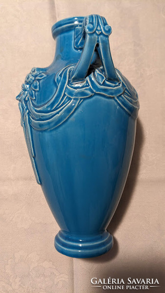 Zsolnay  Zeusz fejes amfora váza