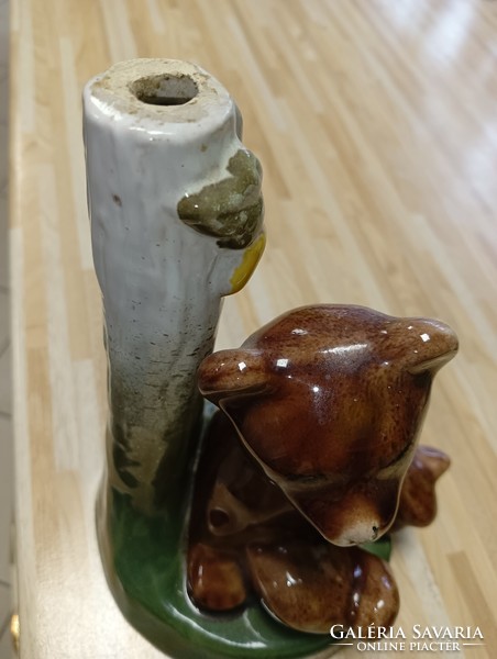Ceramic teddy bear lamp