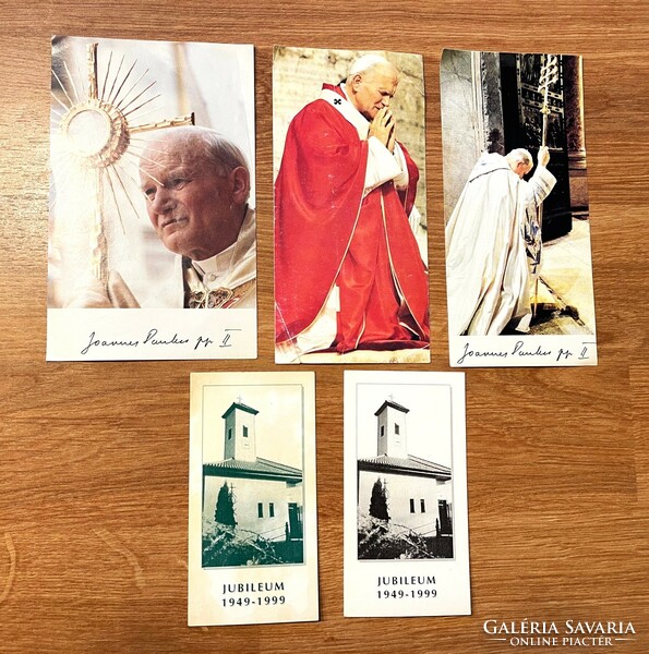 Commemorative sheets - on the occasion of his appointment as papal chaplain, Rome, 1999.
