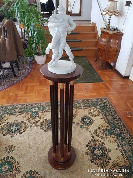Art deco pedestal, statue holder.