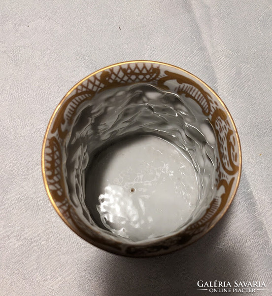 Capodimonte porcelán kehely