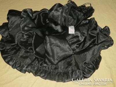 Black silk dress onion hem for 158 cm new look