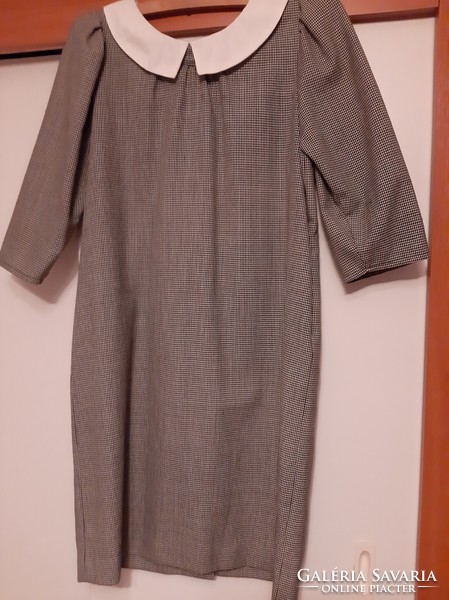 Pepita fabric dress