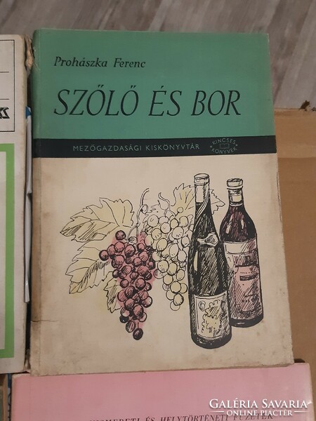 5 db könyv egyben, szőlészet - borászat témában