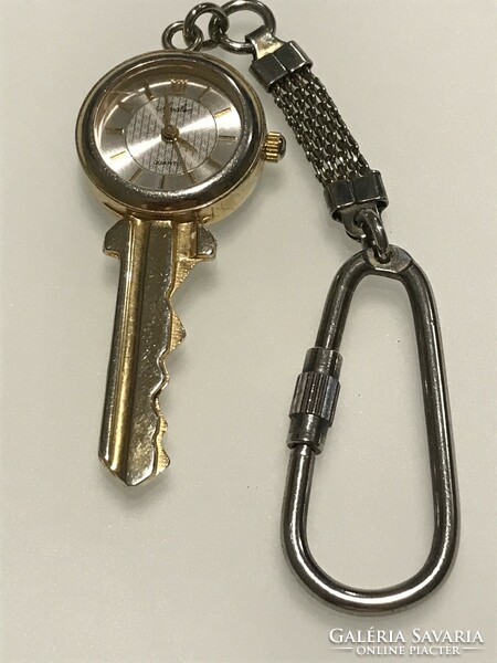 Vintage avalon jewelry watch in the shape of a key, 5.5 cm long