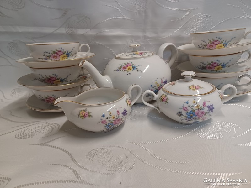 Bohemia small floral tea set