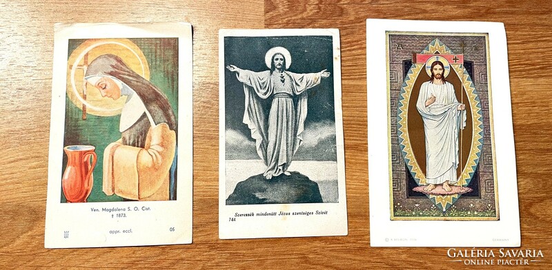 Memorial cards - on the occasion of ordination, new mass, silver mass - small print