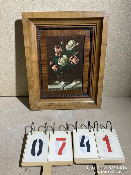 Murin Vilmos olaj, vászon festménye, csendélet, 23 x 35  cm-es. 0741