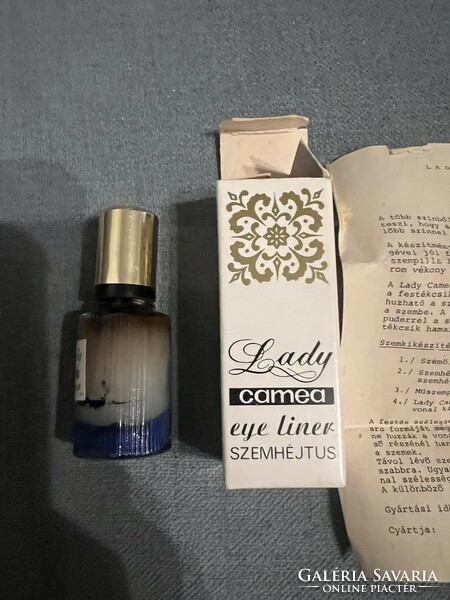 Retro reg cosmetics: khv camea eyeshadow (1972) with box and instructions