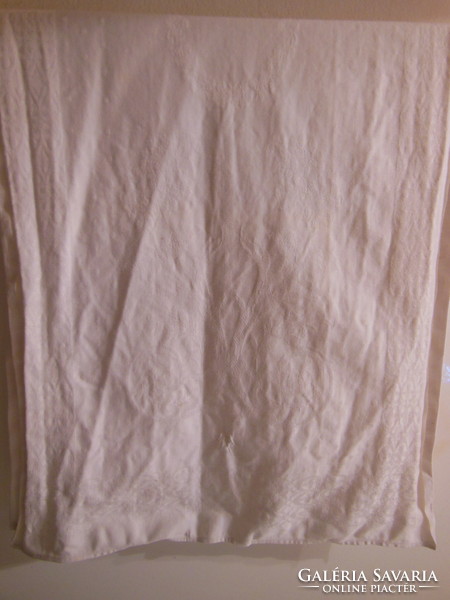 Kitchen cloth - 100 x 48 cm - monogrammed - cotton - old - Austrian - flawless