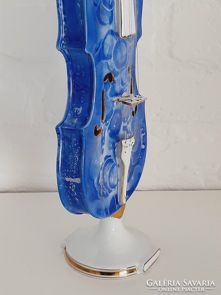 Large porcelain violin, 48 cm
