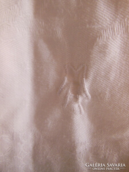Kitchen cloth - 100 x 48 cm - monogrammed - cotton - old - Austrian - flawless