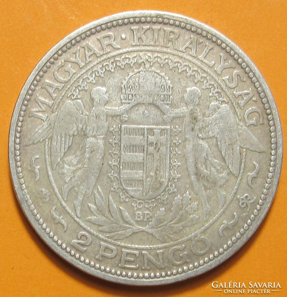 Ezüst 2 pengő 1929
