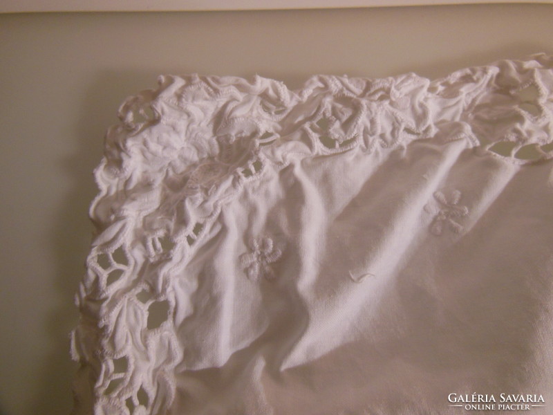 Tablecloth - 43 x 32 cm - riselt - old - Austrian - handmade