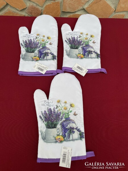 Beautiful morning beautiful new lavender dish gloves and oven mitts as a gift for Christmas