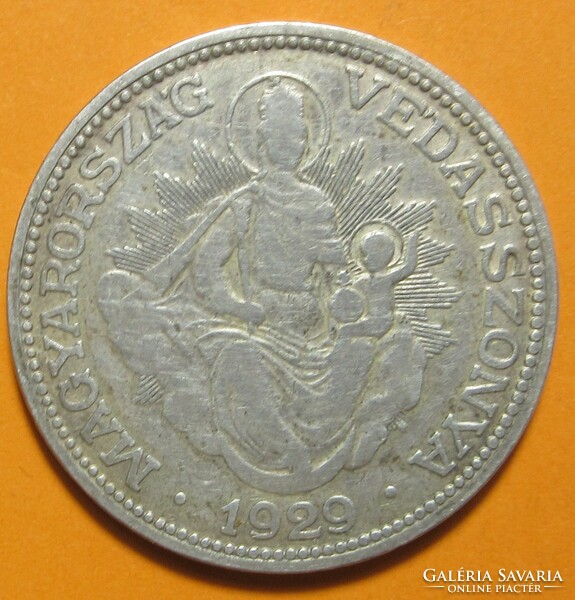 Ezüst 2 pengő 1929