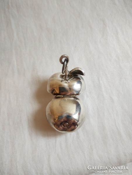 Silver apple pendant - selence, very rare, beautiful, large!