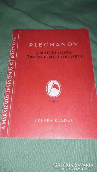 1947. Plechánov: a book about the materialist conception of history, spark according to pictures