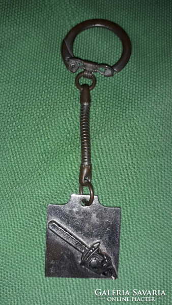 Retro homelite chainsaw - machine tool factory advertising metal key ring according to the pictures