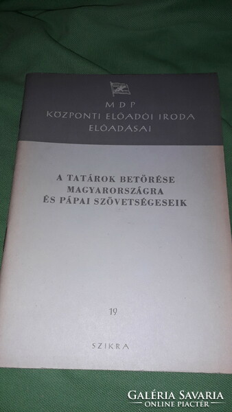 1963.S. Vincze edit: struggle for the creation of an independent proletarian party book according to the pictures kossuth