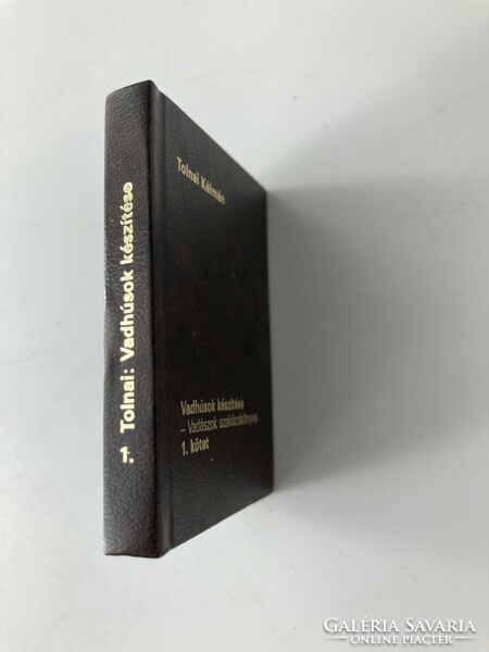 Kálmán Tolna: making venison - hunters' cookbook Volume 1, collector's minibook rarity