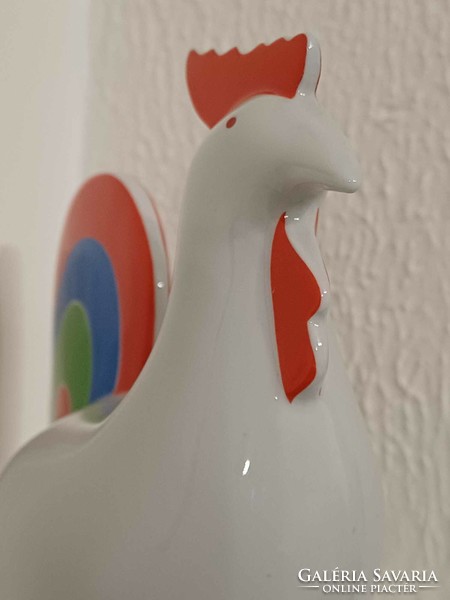 Rare retro porcelain rooster -1988